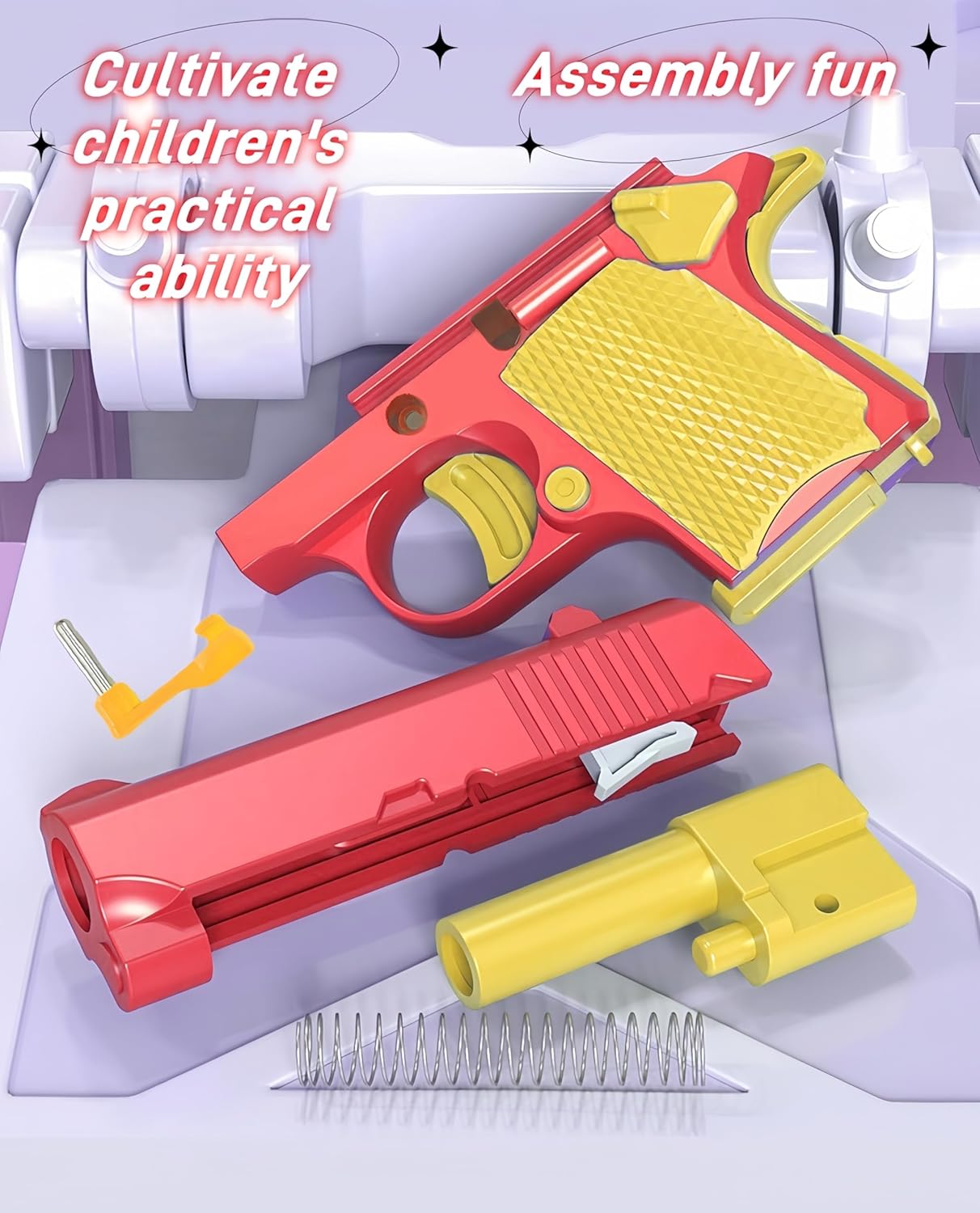 2024 New 1911 Model Radish Fun and Safe Toys,Fidget Toys Suitable for Relieving ADHD and Anxiety,Stress Relief Funny Toys for Adults,The Fun Gift for Adults and Kids (Red / 1 PCS Pack)