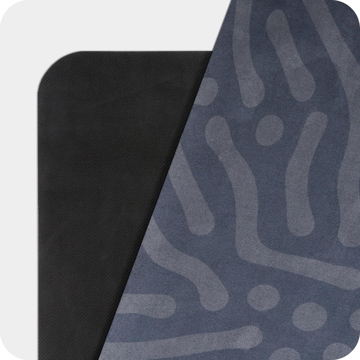 4mm Cushioned Exercise Mat for Yoga & Pilates - Anti Slip, Polyurethane with Suede Top & Carrying Strap