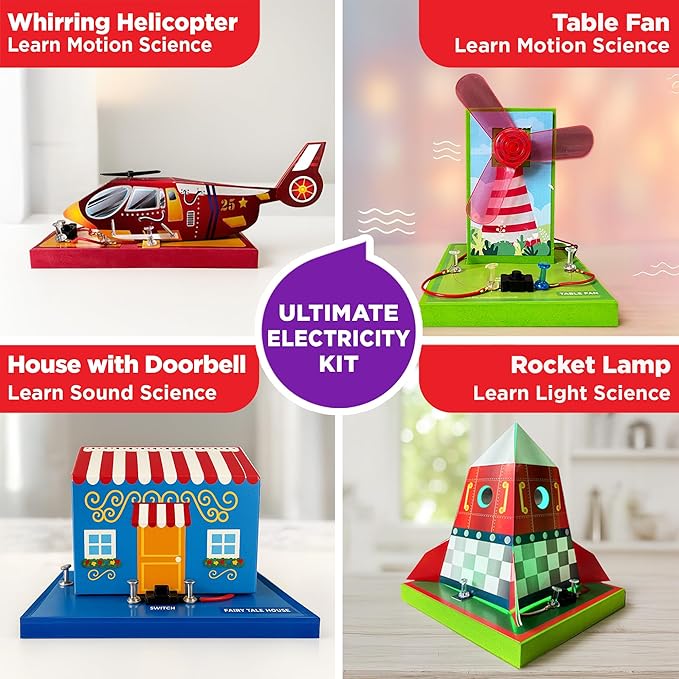 Doctor Jupiter Girls’ Science Gift Set for Ages 8+ | Ultimate Science Kit & Electricity Kit | Birthday Gift Ideas for 8-9-10-11-12-13-14 Year Old Girls | STEM Learning & Education Toys