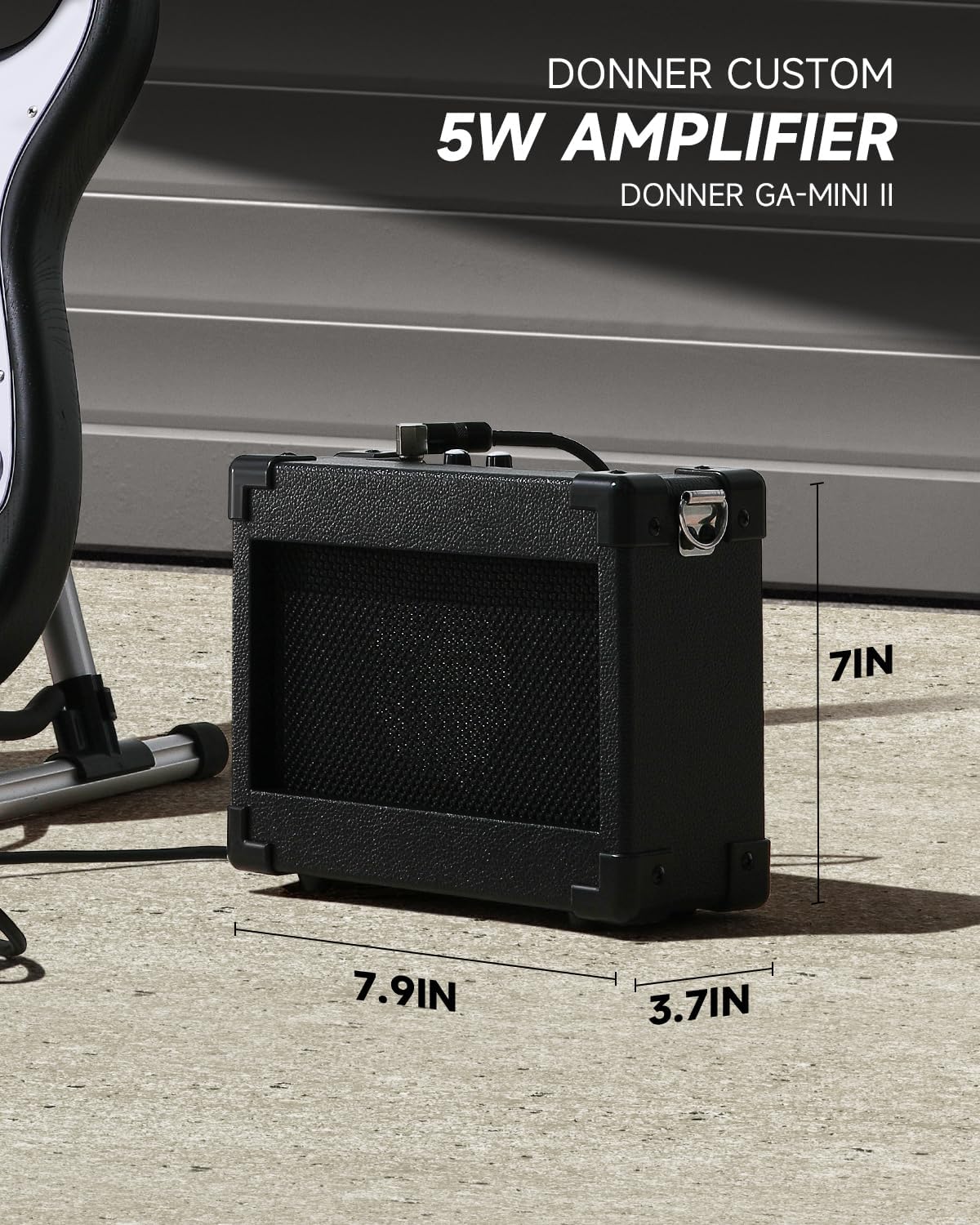 DONNER DST-80 Electric Guitar 39” Beginner Electric Guitar Kit with Amp, Classic SSS Pickup Complete with Gig Bag, Tuner, Capo, Strap, Picks, and Free Online Lessons