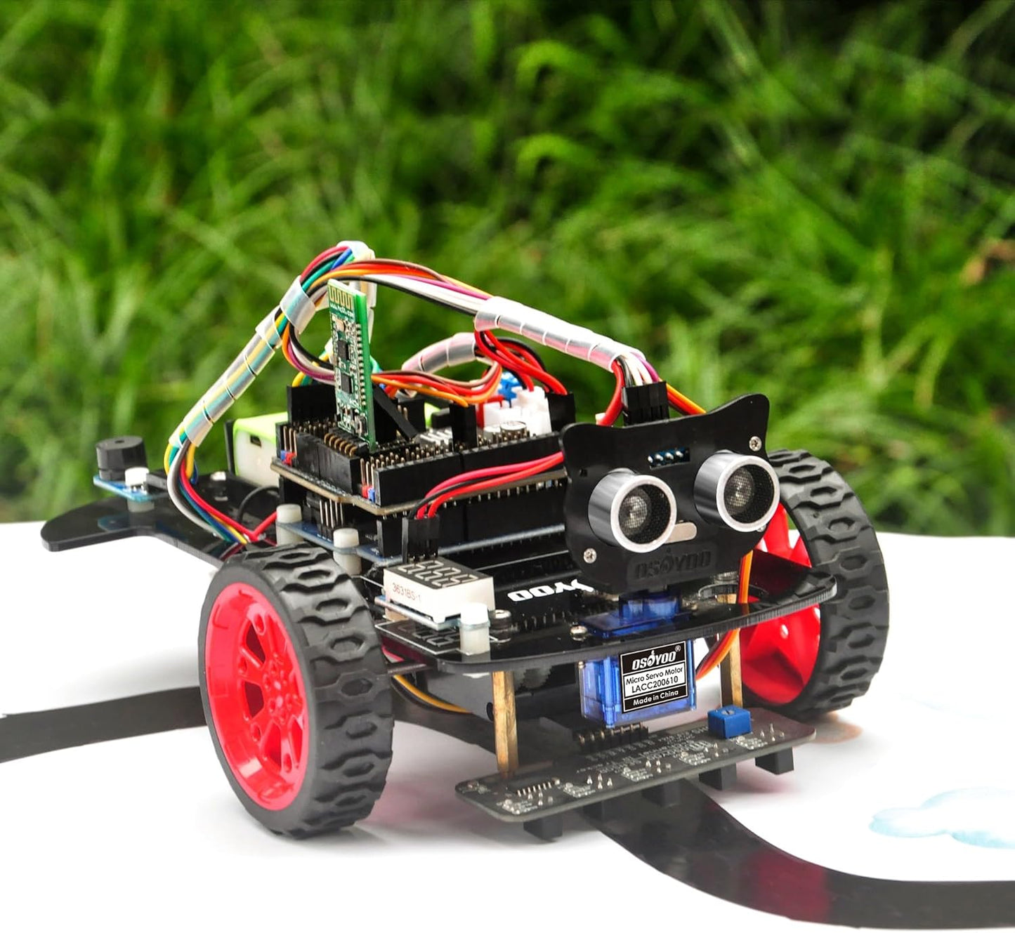 OSOYOO Smart Robot Car kit for Arduino to Learn Programming and Get Hands on Experience of Robotic Assembly for Adults and Youths