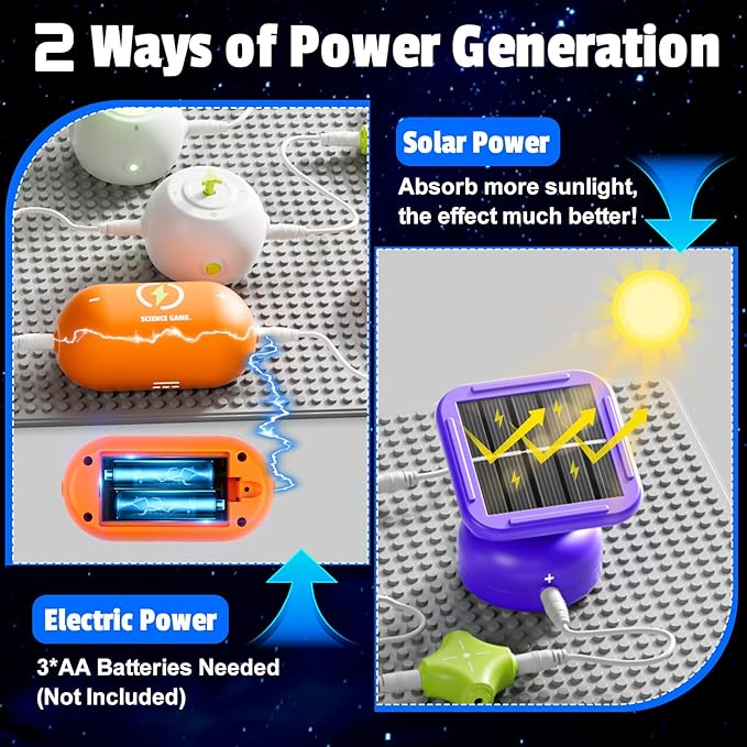 Educational STEM Toys Science Kits for Kids Ages 5-7 8-12 Electronics Exploration Kit with 180 Circuit Projects, Science Experiments for Kids 4-6 6-8 Birthday Gifts for 5 6 7 8 9+ Year Old Boys Girls