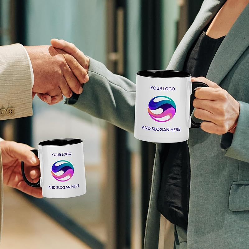 Custom Mugs with Pictures Text or Logo, Personalized Photo Coffee Mugs for Women, Personalized Gifts for Men Teacher or Nurse, Custom Coffee Mug Fathers Day Mothers Day Birthday or Christmas