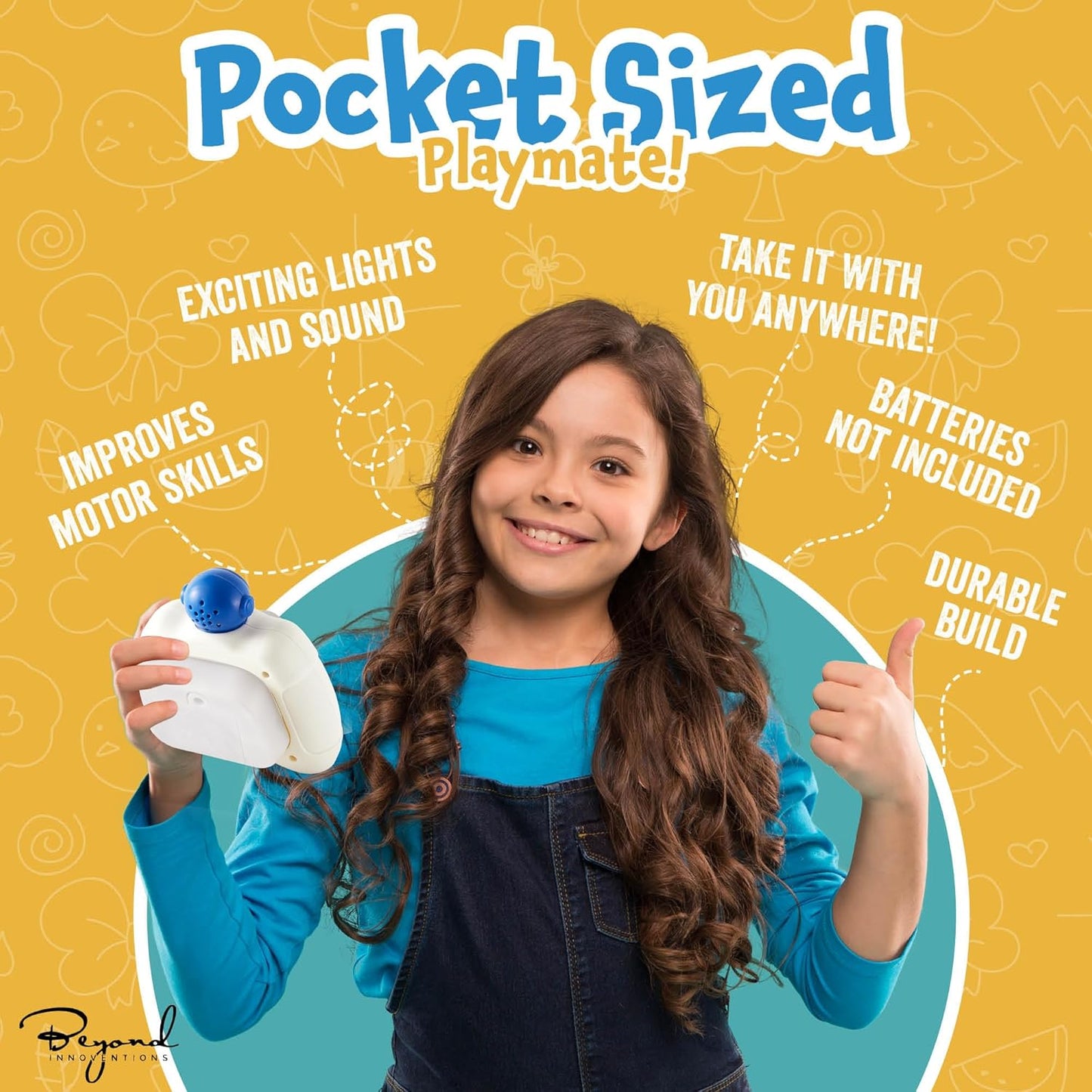 Fast Push Game | Pop It Game Light Up Fidget Toy | The Fidget Game | Quick Push Bubble Game for Educational and Memory Growth | Speed Push Pop Game Push Game Fidget Toy (Blue Astronaut)