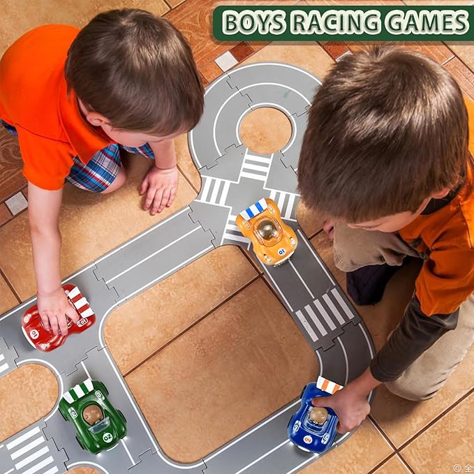 1 Year Old Toddler Boy Toys Birthday Gift,Friction Power Car Toys 1-3,Pull Back Car 3 4 5 6 7 Year Old Kids Toys for Boys and Girls Easter Xmas Party (Green)