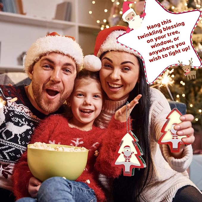 PEMENOL Christmas Tree Soldering Project Kit, DIY Xmas Ornament Electronics Kit with Through-Hole Components, Glowing PCB Design & Jingle Bells, for Xmas Decorations Soldering Practice Present