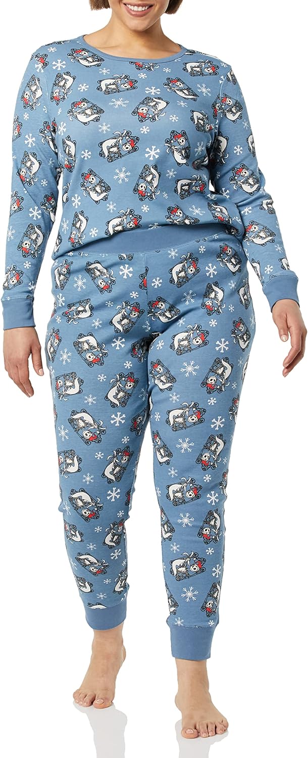 Amazon Essentials Disney | Marvel | Star Wars Unisex Babies' and Toddlers' Snug-Fit Cotton Footed Pajamas, Multipacks