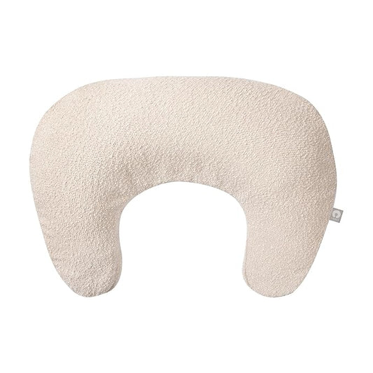 Boppy Nursing Pillow - Ergonomic Bottle & Breastfeeding Pillow with High, Firm, Large Area, Water-Repellent Cushion with Washable Cover; Baby Safety Alliance Verified - Oatmeal Boucle