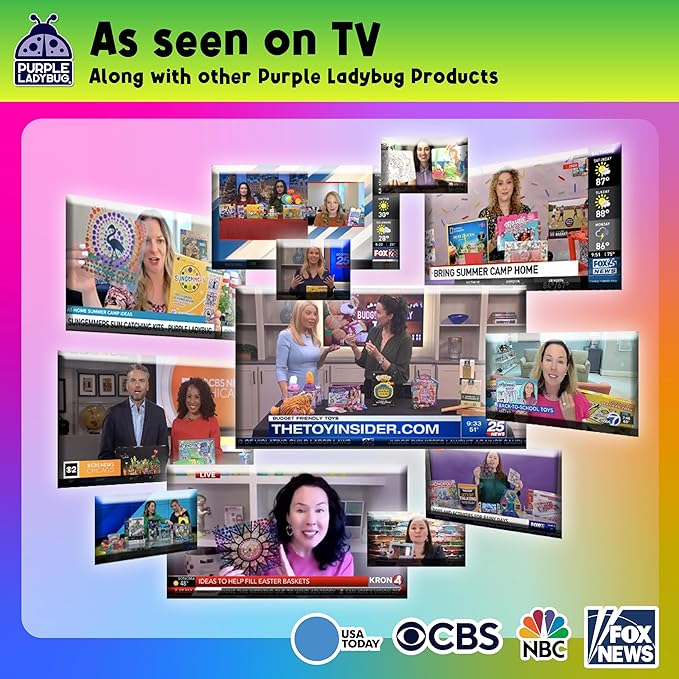 PURPLE LADYBUG Rainbow Holographic Scratch Art Mini Notes - 150 Sheets with Wooden Stylus, Classroom Must Have, Back to School Gift, School Essentials, Teen Girl Gifts