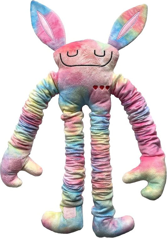 Mushies Stretchable Pop Tube Toy – Extra-Long 18" Retractable Arms/Legs, Hook and Loop Hands/Feet – Wearable, Bendable Fidget for Focus, Mood & On-The-Go Fun