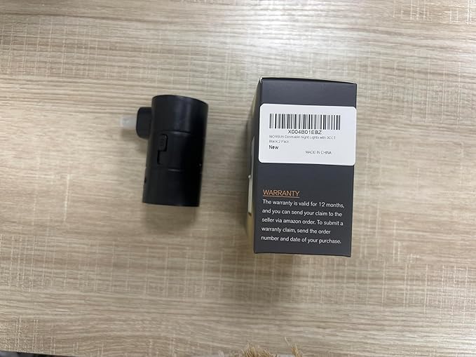 NIORSUN Night Lights Plug into Wall, Dimmable with 3 Color Modes & Auto On/Off Sensor, Ultra-Slim Nightlight for Hallway, Bathroom, Bedroom, Nursery, Kitchen (2 Pack, Black)