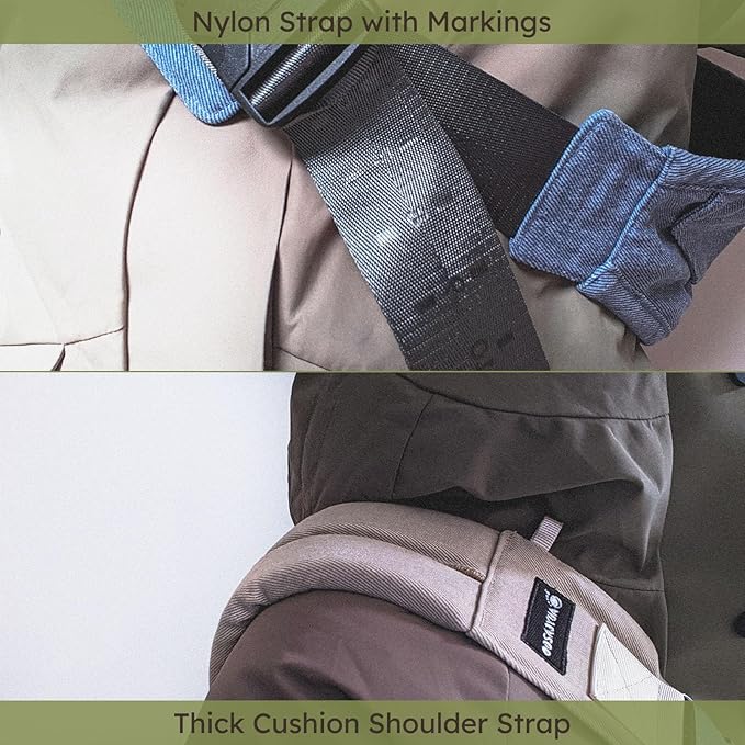 Toddler Sling Carrier, Premium Cotton, Expandable & Ergonomic, One Size Fits All, Ideal for 6-48 Months (11-44 lbs), Compact & Easy to Use, Pure Black