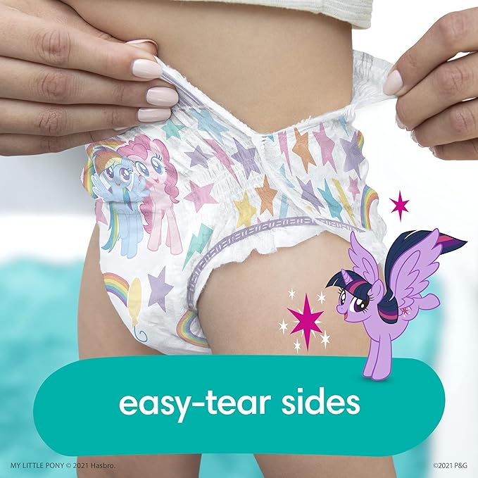 Pampers Training Pants - Easy Ups Girls & Boys - Size 2T-3T, 132 Count, My Little Pony Potty Underwear (Packaging May Vary)