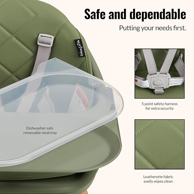 Dream On Me NibbleNest 3-in-1 Highchair