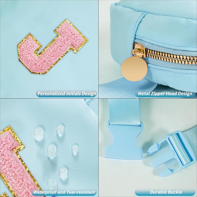 Birthday Gifts for 2 3 4 5 6 7 8 9 10 11 Year Old Girls - Mini Fanny Pack Cute Crossbody Bag Belt Bag Cute Trendy Stuff,Graduation Gifts for Girls Teens Kids Daughter Sister Her - Blue,J