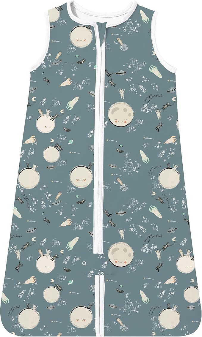 TotAha Light Sleep Sack, Stretchy, Soft, Cozy Wearable Blanket Sleep Bag with 2-Way Safe Zippers for 0-6-12-24 Months 0.5 TOG