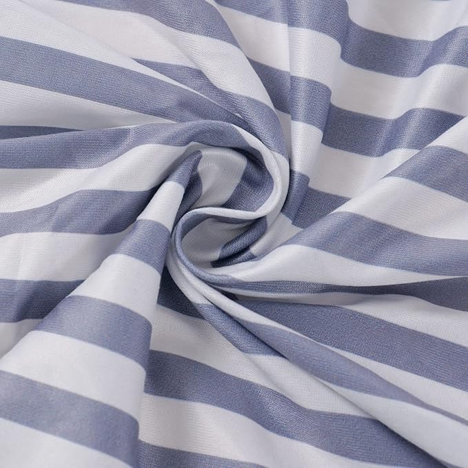 Onacosht Bassinet Sheets for Baby Boy and Girl, Stretchy Breathable Fitted Sheet Universal for Bassinet Cradle Hourglass Oval Rectangle Pad/Mattress, 4 Pack Stripes Dots Chevrons and Stars ﻿