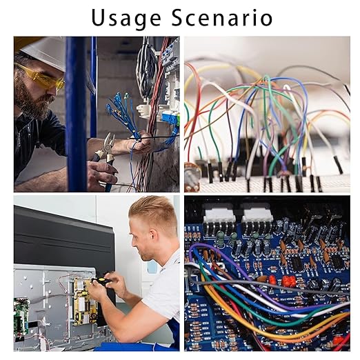 140 Jumper Wires Kit 14 Lengths Assorted Preformed Breadboard Jumper Wire, for Prototyping Solder Circuits, with Free Box