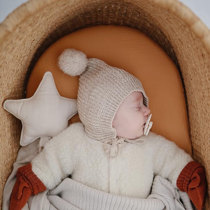 mushie Extra Soft Bassinet Muslin Crib Sheet | 30" x 16" (Fall Yellow)