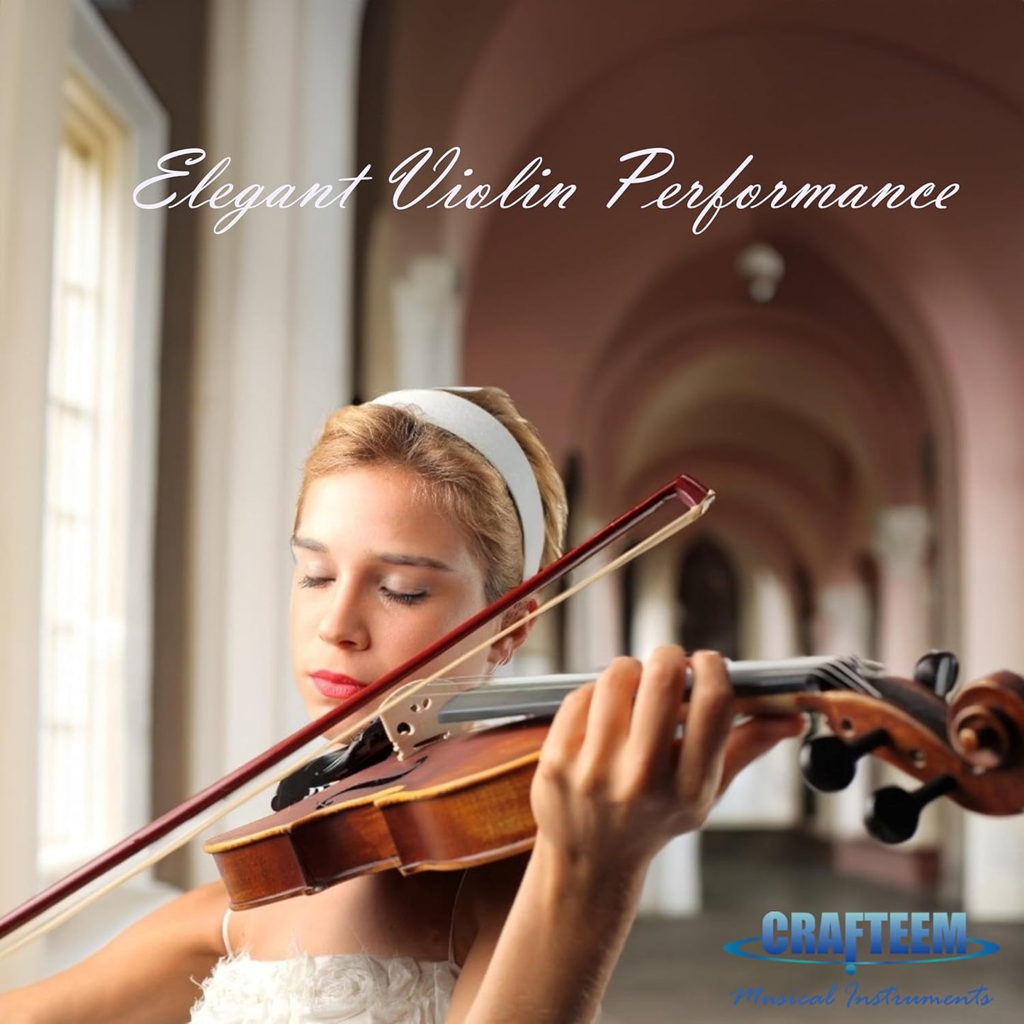 Handcrafted Premium Violin Outfit for Kids Beginner, Student, and Adults -Perfect Your Sound and Unlock Your Musical Potential with Confidence. (Matte Antique, 1/2)