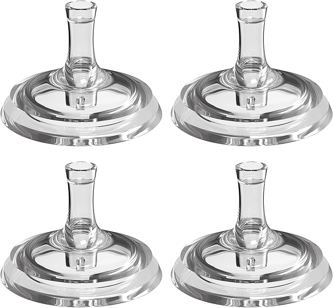 Sippy Straw Nipple for Philips Avent Natural Baby Bottle,My Grippy Spout Sippy Cup and Natural Trainer Sippy Cup,Leak-Proof Replacement Silicone Bottle Nipple BPA-Free, 8m+, 4 Count