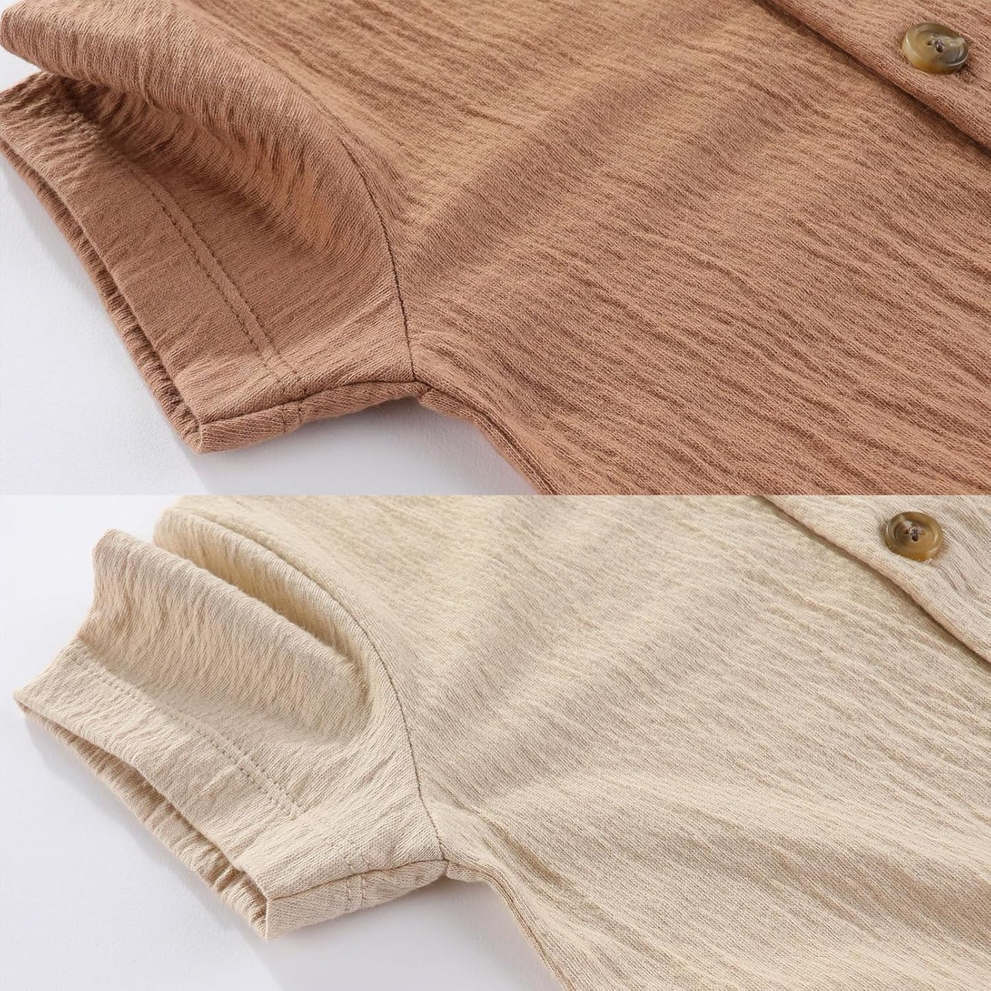 Baby Girl Romper Button Jumpsuit Summer Infant Boy Clothes for 0-24 Months