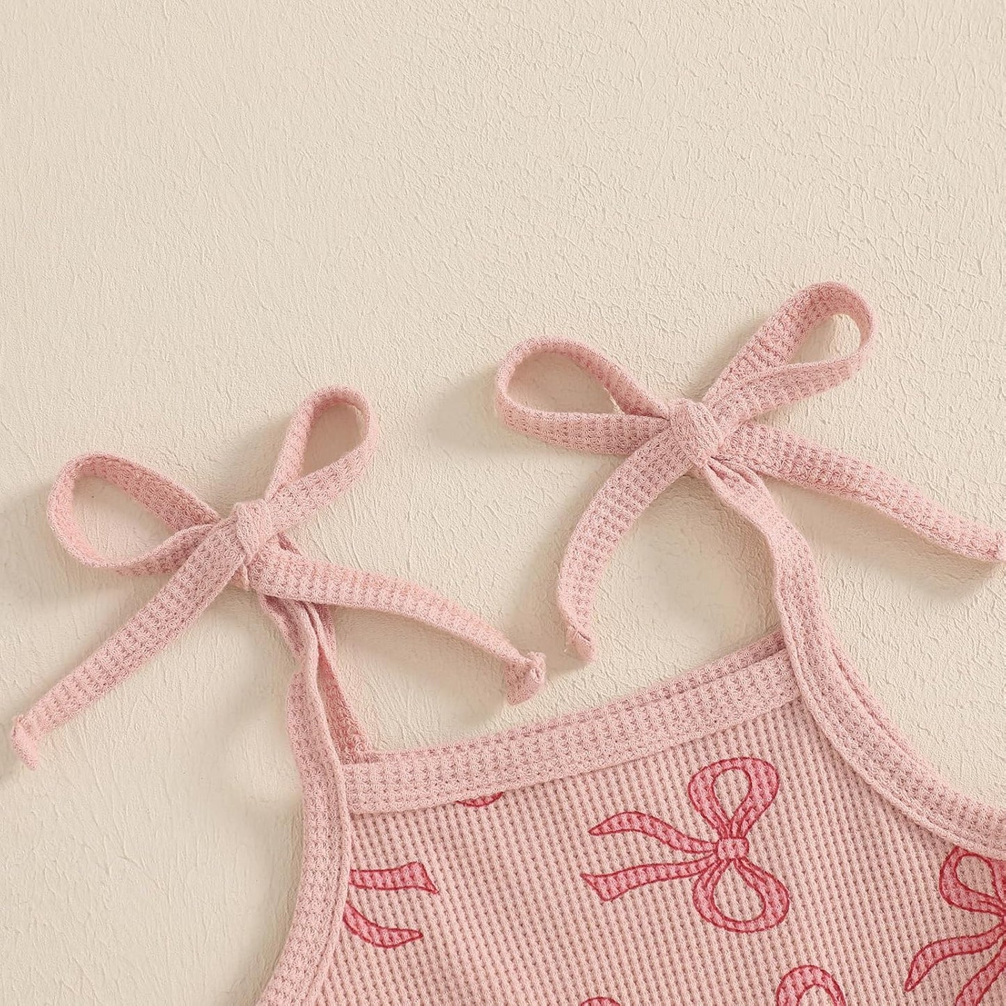 WZTYYDS Toddler Baby Girl Summer Clothes Floral Romper Tie-Up Strap Halter Jumpsuit Infant Summer Sling Playsuit 6M-3T