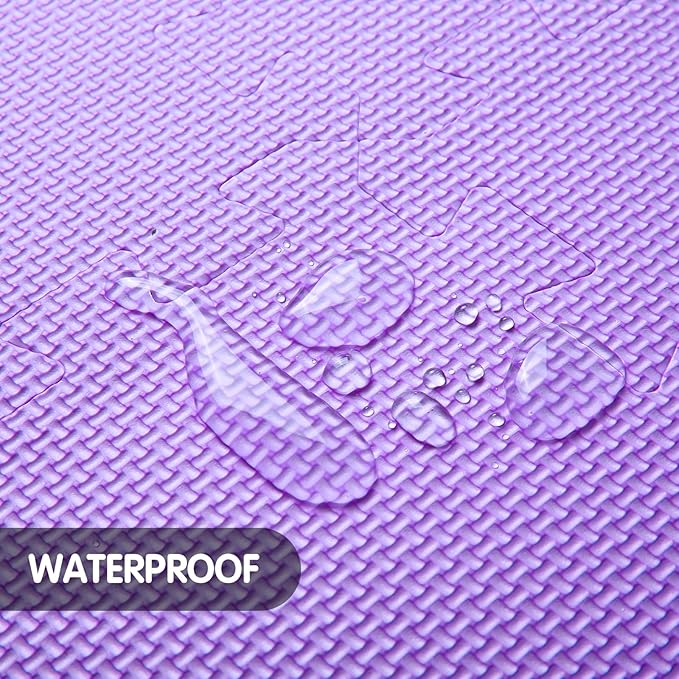 Foam Play Mat for Kids，25Pcs Square Interlocking Puzzle Floor Mat，Baby Play Mat Floor Mat Foam Puzzle Playmat for Toddlers with Fence（Fruit-CSH008