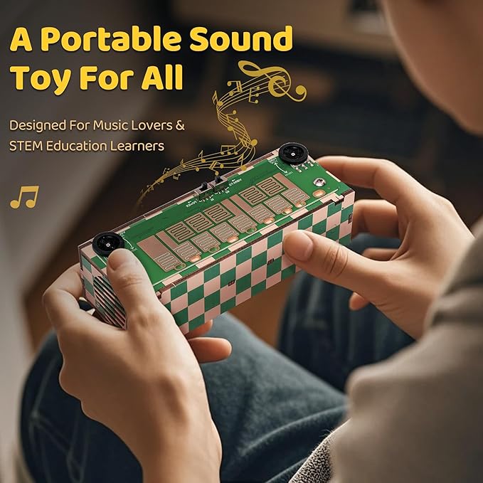 Build Your Own Musical Instrument | Play Melodies Sound Effects | STEM Activities Project Toys for Ages 8-13 | Music Gifts for Teen Boys & Girls & Friends | Fun Toys for Beginner Musicians Youth