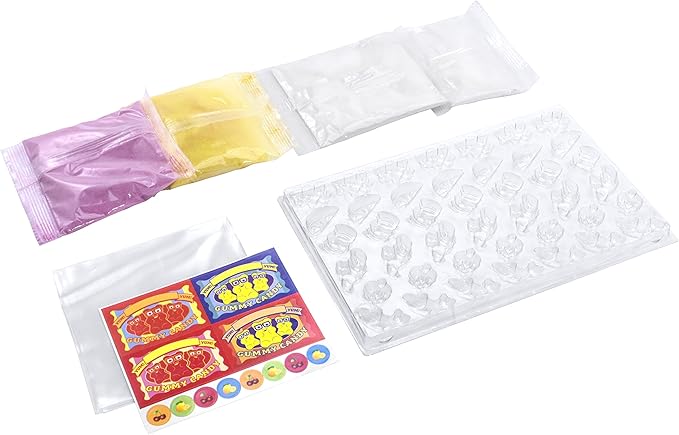 Thames & Kosmos Gummy Candy Lab V2.0 Tasty Labs STEM Experiment Kit, Make Yummy Gummy Candies in Cool Shapes - Dinos, Dolphins, Bears & More! Explore Chemistry, Made in USA, Food Ingredients Included