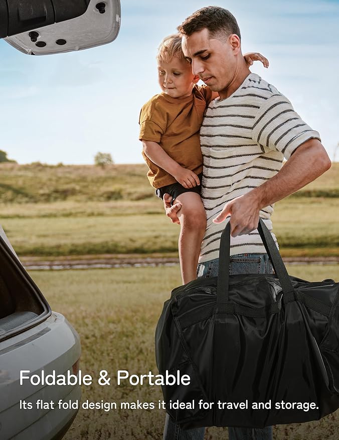 besrey Baby Backpack Carrier, Toddler Hiking Backpack with Safety 3-Height Seat, Adjustable Straps&Waist Belt, Foldable Frame Lightweight Large Capacity Child Carrier for Hiking (Haze Blue)