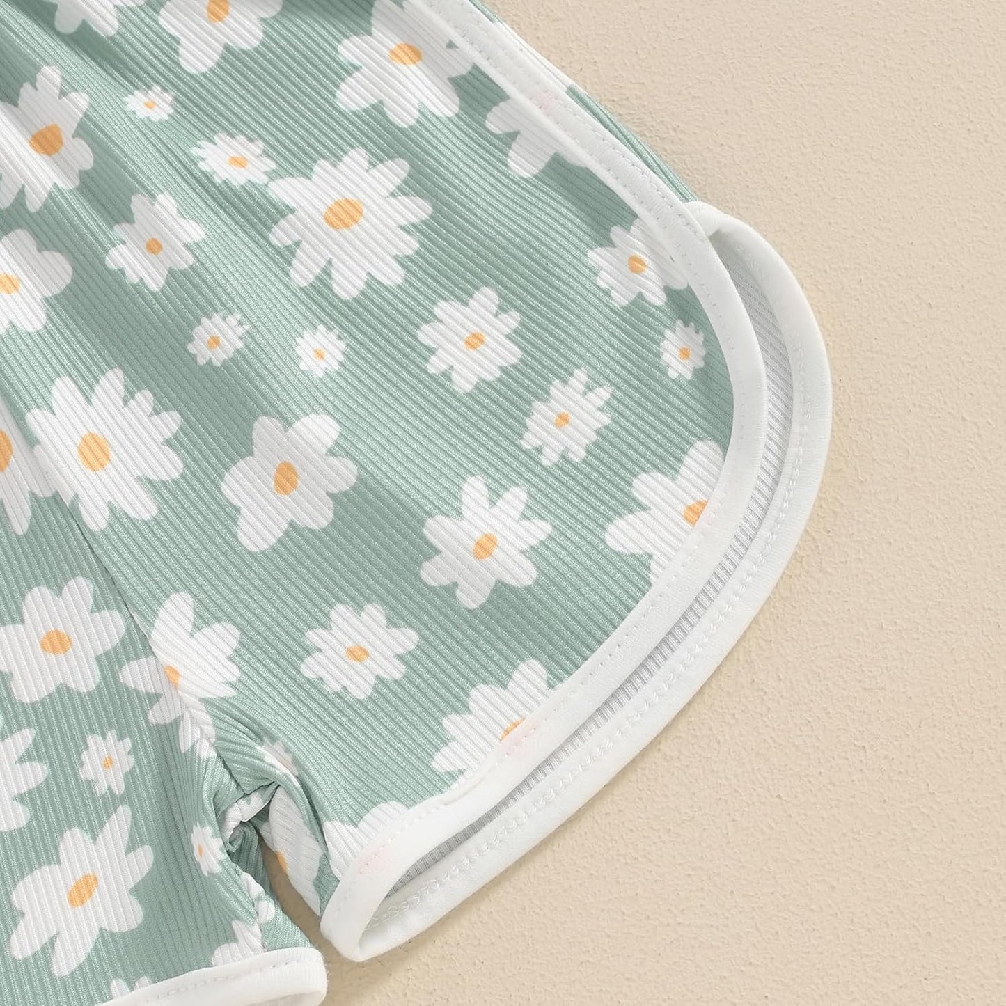 WZTYYDS Toddler Baby Girl Summer Clothes Floral Romper Tie-Up Strap Halter Jumpsuit Infant Summer Sling Playsuit 6M-3T