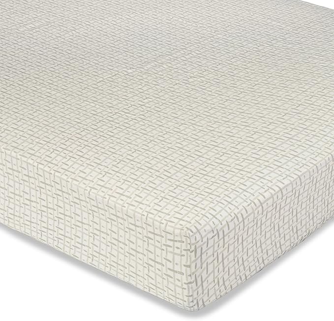 Crane Baby Crib Sheet, Neutral Hashtag Crib Sheets & Toddler Sheets, 100% Cotton Crib Sheets for Standard Crib Mattress(28"x 52"), Breathable Crib Sheets, Fitted Crib Sheets for Boys and Girls