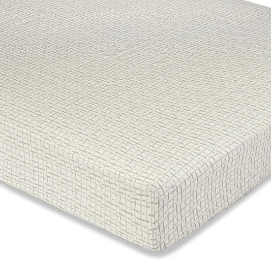 Crane Baby Crib Sheet, Neutral Hashtag Crib Sheets & Toddler Sheets, 100% Cotton Crib Sheets for Standard Crib Mattress(28"x 52"), Breathable Crib Sheets, Fitted Crib Sheets for Boys and Girls