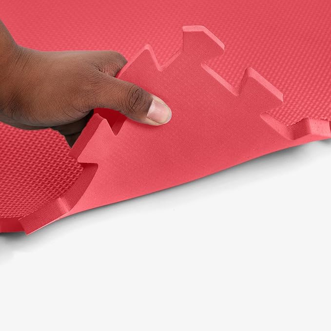 Flooring Inc's 1/2" Soft Non-Toxic Baby Play Mat, Toddler Playmat, Colorful Puzzle PlayMat, Floor Mats for Kids & Babies, EVA Foam Interlocking Tiles for Nursery & Playroom | Blue, 50 Tiles, 200 Sq/Ft