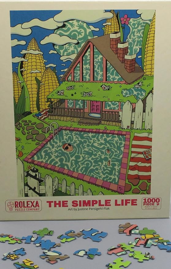 1000 Piece Unique Shape Jigsaw Puzzle with Original Artwork