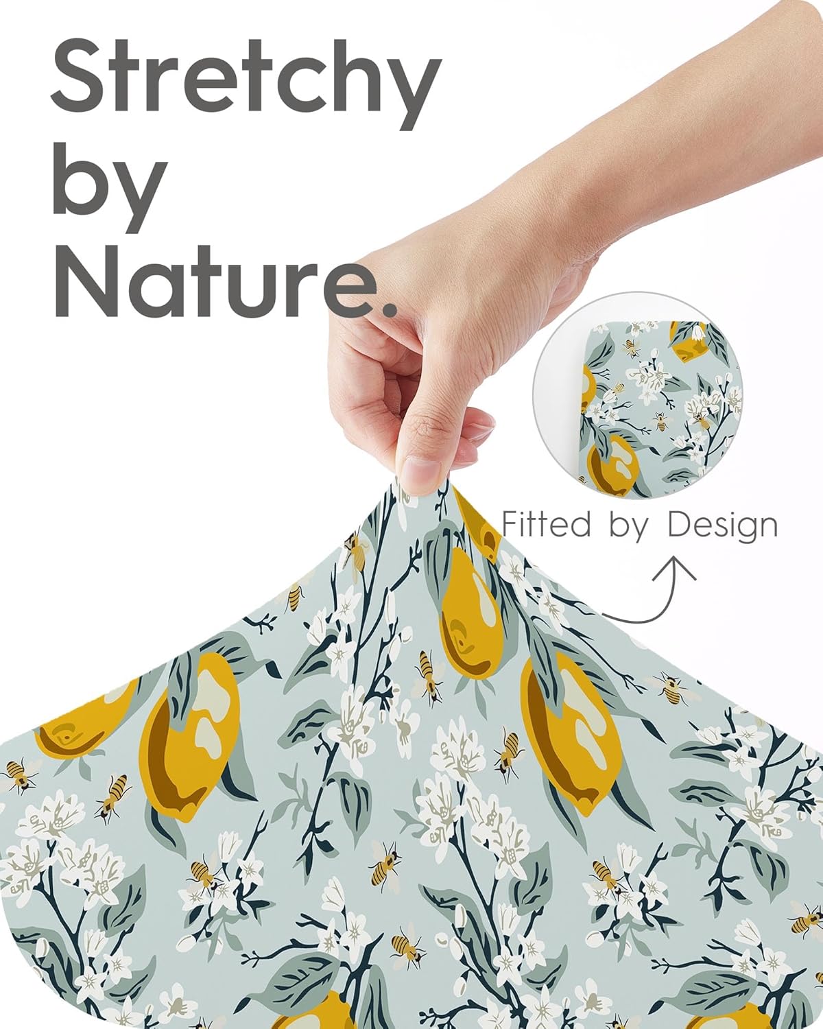 Graco Pack and Play Sheets Fitted, TotBasic Ultra Soft Mini Crib Sheets Boy, Neutral Pack N Play Mattress Sheets Hypoallergenic and Soothing, Premium Jersey Playrad Sheets, 2 Pack