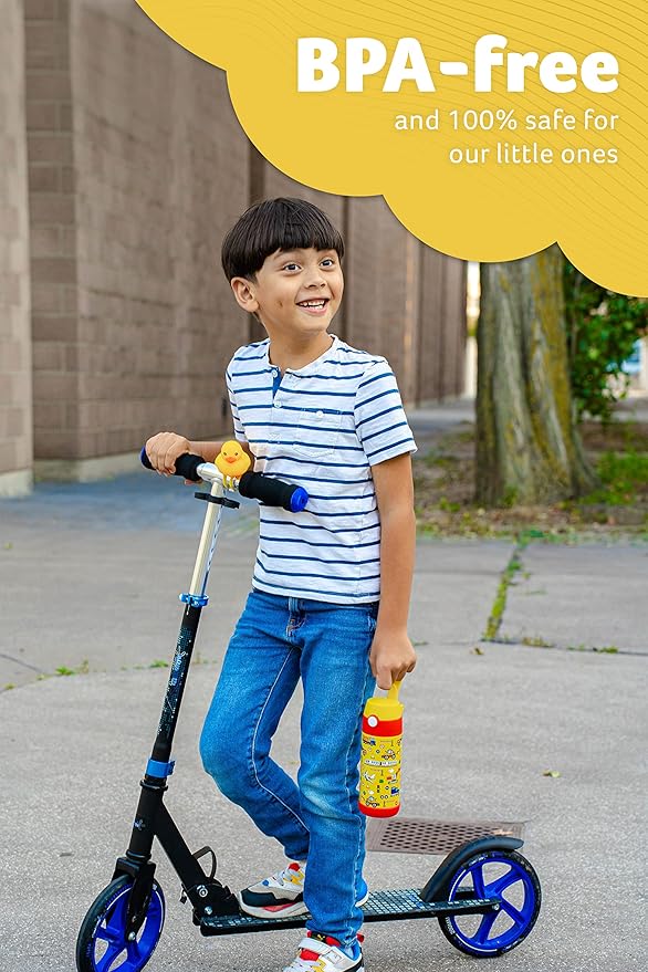 Jarlson® Mali Children's Water Bottle, Thermal Stainless Steel Water Bottle, BPA-Free, Leak-Proof, Children's Bottle with Chug Lid, Bottle for School, Nursery (Vehicles, 350 ml)