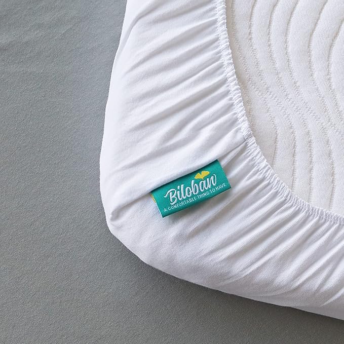 Bassinet Sheets Fit for YADAQE, Li'l Pengyu, BCOL, Miclassic, Milliard, TCBunny and Evolur Stellar Bedside Bassinet, 100% Cotton, 2 Pack, Ultra Soft Bassinet Sheet, White and Gray