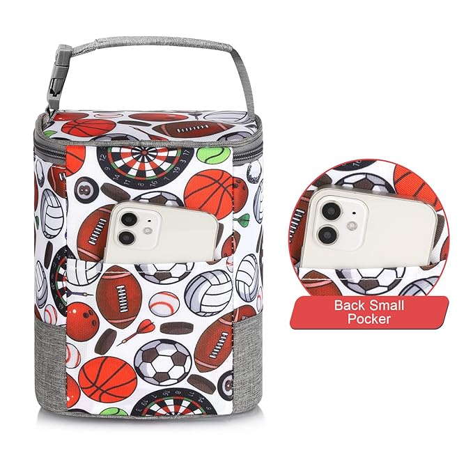 Accmor Breastmilk Cooler Bag, Baby Bottle Cooler Bags, Insulated Bottle Cooler Tote Bags On The Go, Fits 4 Large 8oz Bottles, for Nursing Mom Daycare Travel