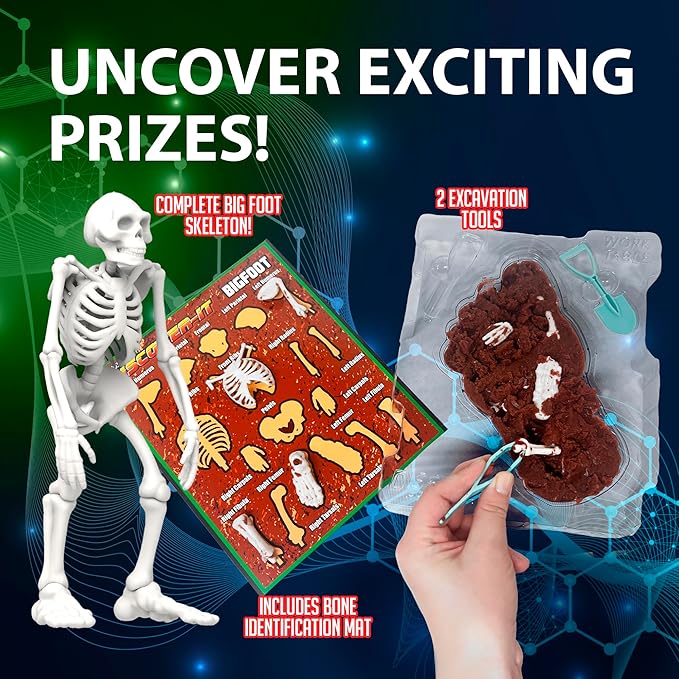 Dissect-It Discover-It Bigfoot Dig Kids Science Kit, Gel Dissection Kit for Kids to Learn Anatomy, STEM Toys for Ages 6 and Above