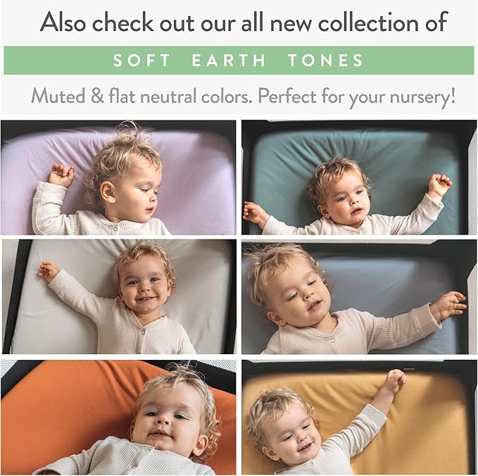 Bassinet Fitted Sheets for Fisher Price Bassinet Soothing Motions, Stow and Go, Rock with Me and Soothing View Bassinet – Snuggly Soft 100% Jersey Cotton – Farm Animals – 2 Pack