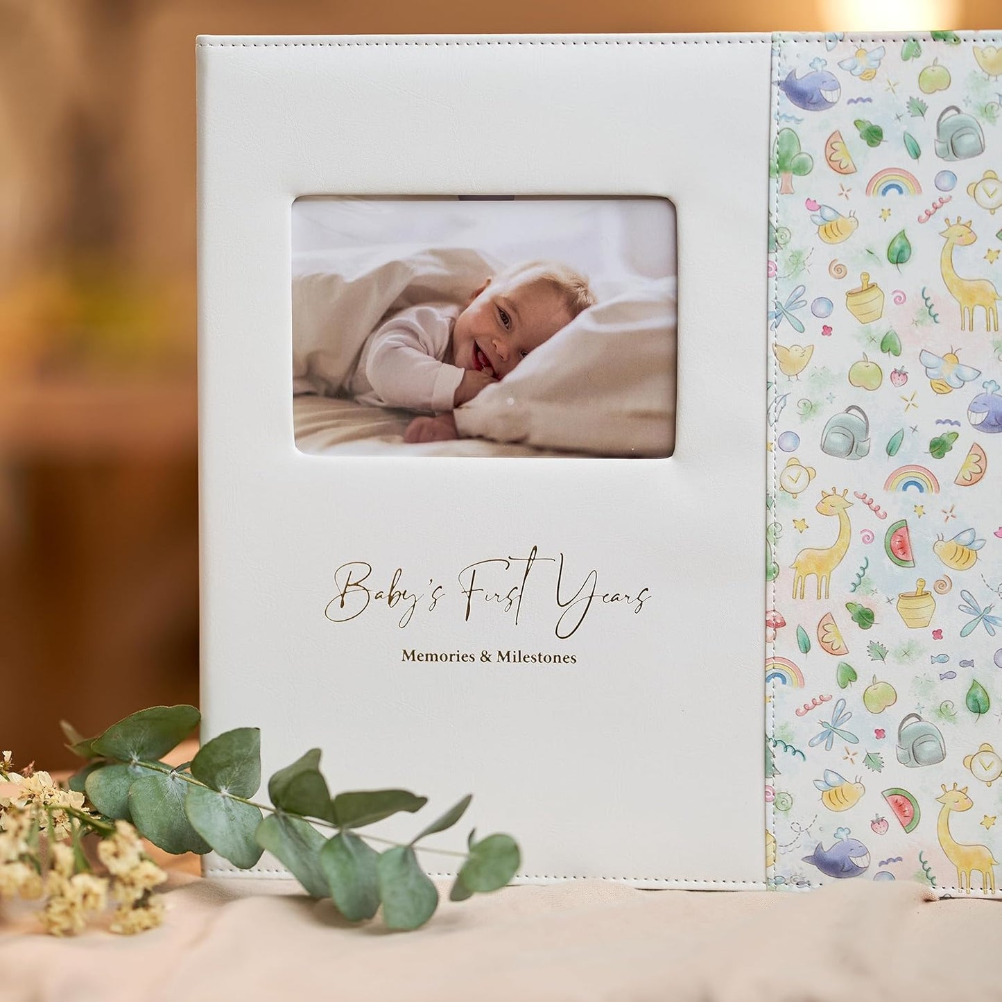 Baby Memory Book Extra Pages for Photos – Baby Book “Choose Joy” | 10 Additional Paper Sheets for Loose-Leaf Baby Photo Album Keepsake Journal for Newborn Girls Boys | Refill Paper Set
