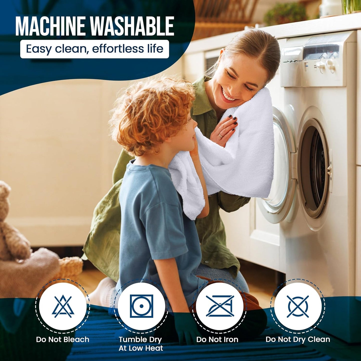 Utopia Bedding Waterproof Mattress Protector Full Size, Premium Terry Mattress Cover 200 GSM, Breathable, Fitted Style with Stretchable Pockets (White)