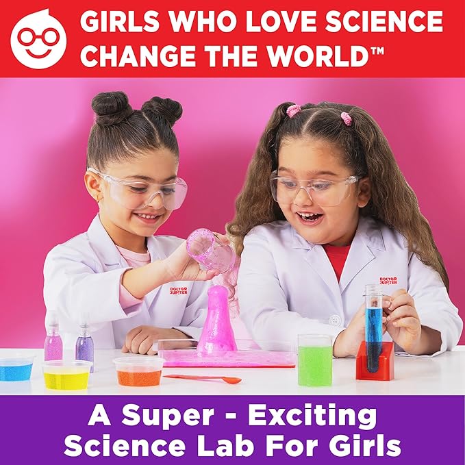 Doctor Jupiter My First Amazing Science Kit for Girls Ages 4+ | Birthday Gift Ideas for 4-5-6-7-8 Year Old Girls | 100+ Experiments | STEM Learning & Educational Toys, Summer Activities