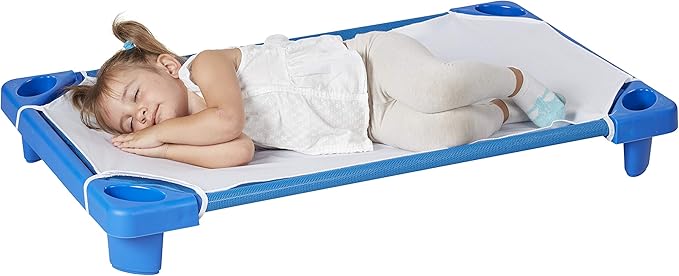 ECR4Kids Cot Sheet, Toddler Size, Rest Time Accessories, White, 12-Pack