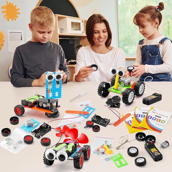 STEM Kits for Kids Age 8-10, Science Robot Building Kits for Boys Crafts 8-12 5-7, STEM Toys for Ages 8-13, Kids Science Experiments 6-8, Engineering Projects for 6 7 9 10 12-14 Year Old Boy Girl Gift