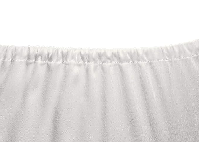 Crib Fitted Sheet by Pure Bamboo, Genuine 100% Organic Viscose Derived from Bamboo, Luxuriously Soft, Ultimate Cooling, Fits Standard Size Crib Mattress (White)