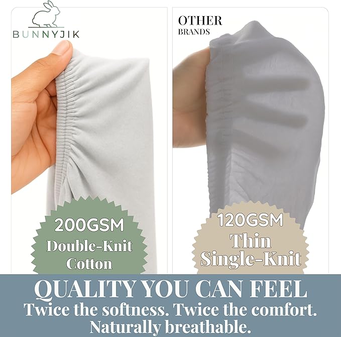 Organic Newton Baby Bassinet Sheets - Aegean Heritage Turkish Cotton 200GSM, Feel The Quality at First Touch Bassinet Sheets - 100% Organic Cotton Maxi COSI, Koola Baby Delight Joy, Angelbliss 2-Pack