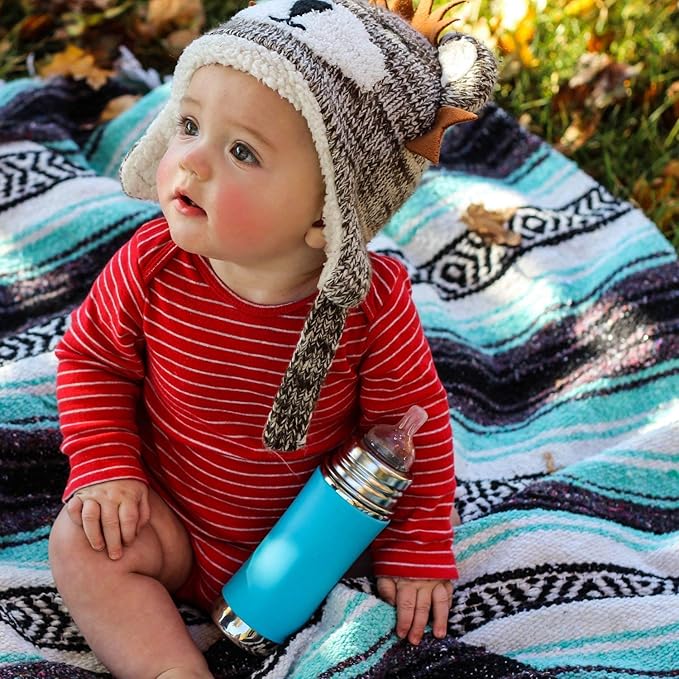 Pura Kiki Bottle Replacement Nipple 2-Pack - 100% Medical-Grade Silicone, Anti-Colic, NonPlastic - Suitable for Infants & Babies 3+ Months (Medium Flow)